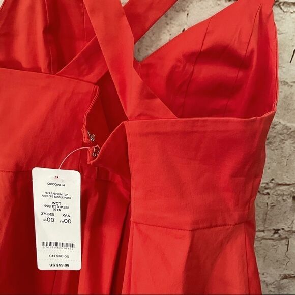 Bebe peplum babydoll cropped top - Picture 8 of 8